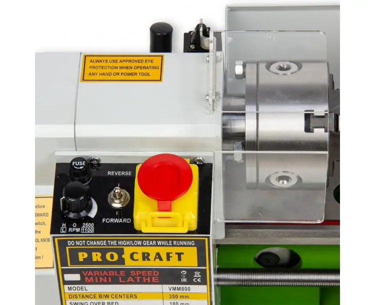 Sústruh na oceľ a plast Procraft VMM800 | VMM800
