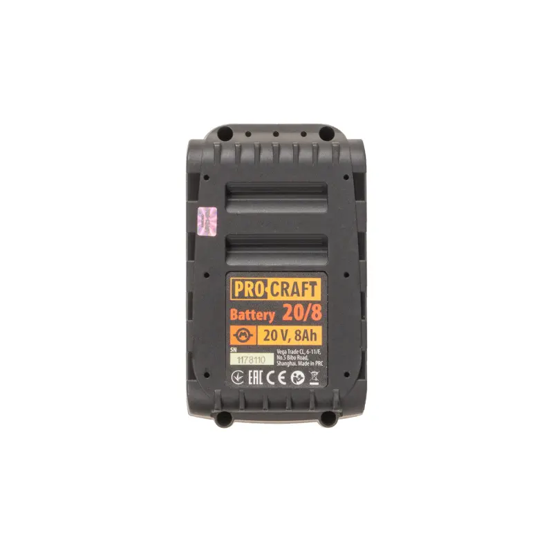 Batéria akumulátorová 20V Li-ion, 8000mAh Procraft 20/8 | 20/8