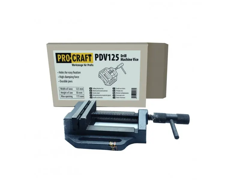 Zverák pod vŕtačku Procraft PDV125 | PDV125