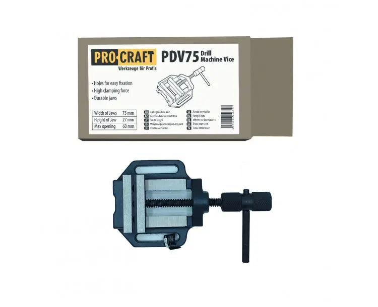 Zverák pod vŕtačku Procraft PDV75 | PDV75
