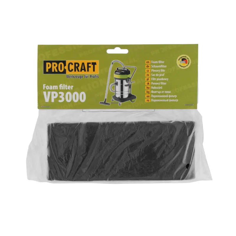 Penový filter pre priemyselný vysávač Procraft VP3000 | FPVP3000
