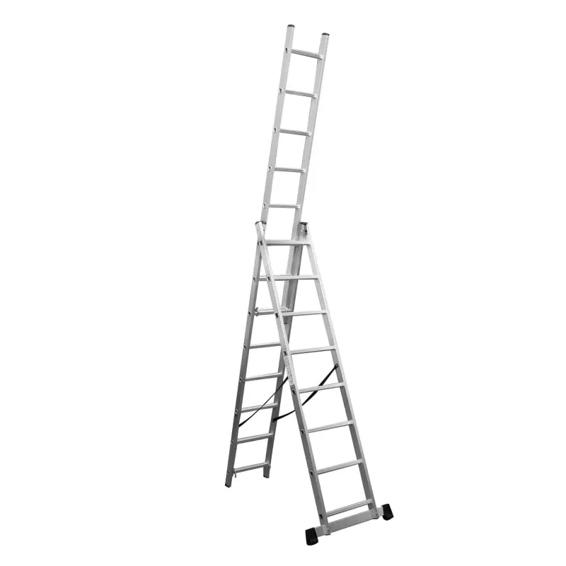 Rebrík hliníkový trojdielny 3x8 Procraft PLA3.508 | PLA3.508