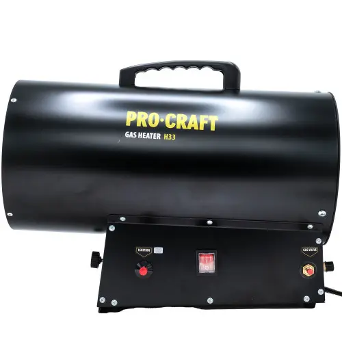 Plynový teplovzdušný ohrievač Procraft H33 | H33