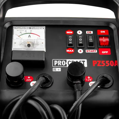Nabíjačka autobatérií so štartovacím zdrojom Procraft PZ550A | PZ550A