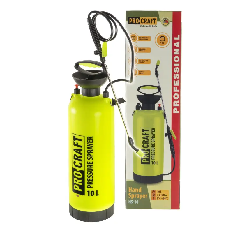 Ruční tlakový postřikovač Procraft HS-10 (10 l) (PRCHS-10)