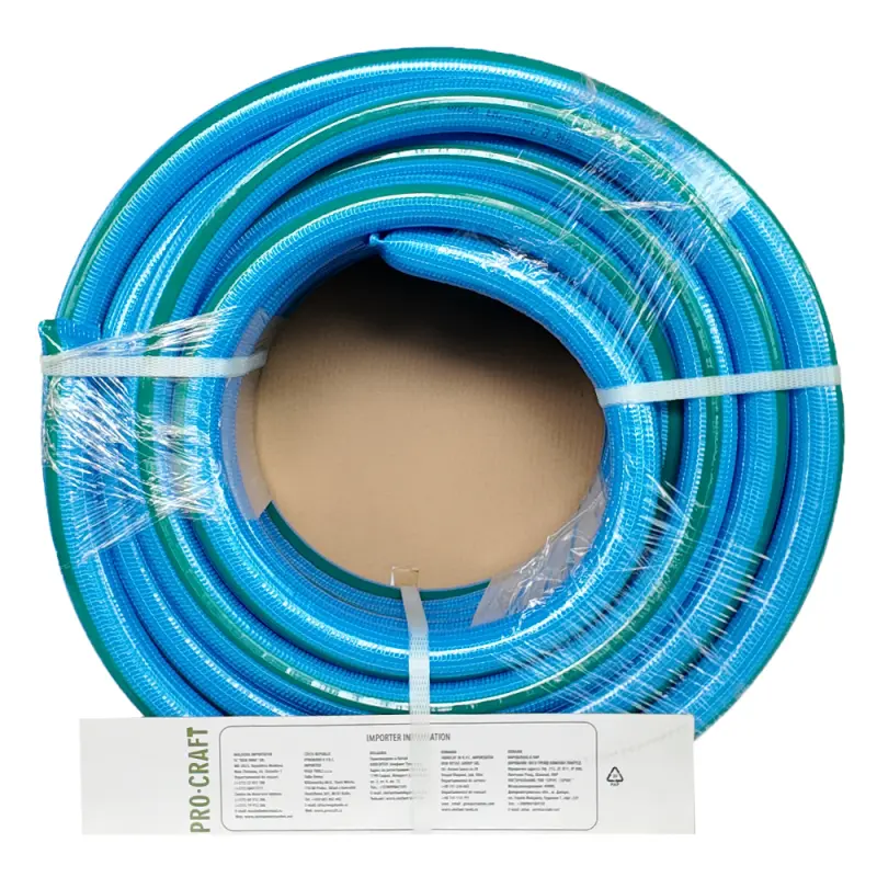 Modrá záhradná hadica Procraft PR-3KGH1950 3 vrstvy, 3/4" 50 m | PR-3KGH1950