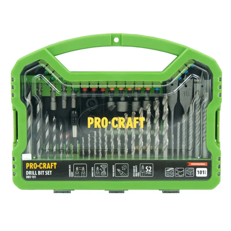 Súprava vrtákov a bitov Procraft DBS-101, S2 | DBS-101