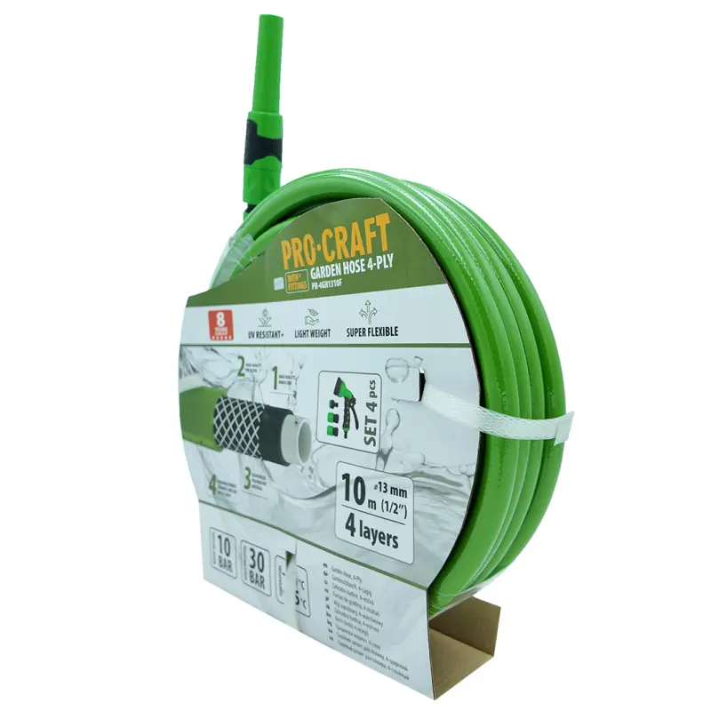 Zelená záhradná hadica Procraft PR-4GH1310F | PR-4GH1310F
