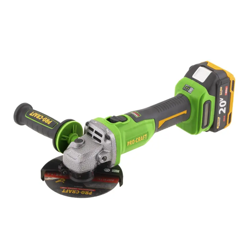 Aku úhlová bruska Procraft PWА220, 125mm