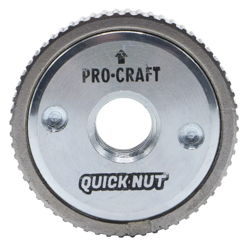 Brúska uhlová Procraft PW1050 + rýchloupínacia matica, 10x rezný kotúč, 2x lamelový kotúč | SPW1050/RM14