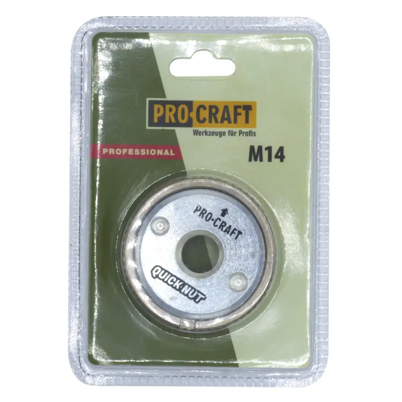 Brúska uhlová Procraft PW1050 + rýchloupínacia matica, 10x rezný kotúč, 2x lamelový kotúč | SPW1050/RM14