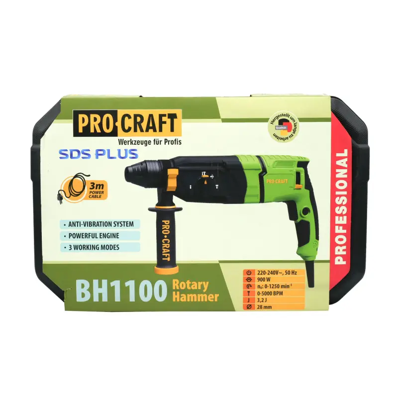 Kombinované vŕtacie a sekacie kladivo Procraft BH1100 | BH1100