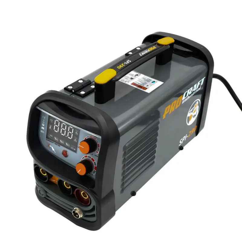 Kombinovaná invertorová zváračka Co Flux - trubičkový drôt, MMA, TIG lift Procraft SPI-290 | SPI-290