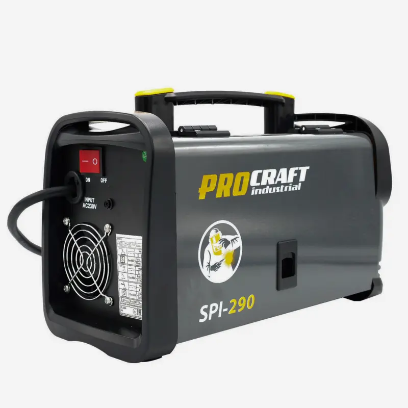 Kombinovaná invertorová zváračka Co Flux - trubičkový drôt, MMA, TIG lift Procraft SPI-290 | SPI-290