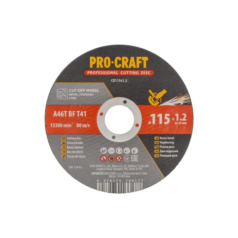 Rezný kotúč Procraft CD115x1.2 | CD115x1.2