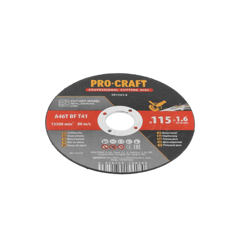 Rezný kotúč Procraft CD115x1.6 | CD115x1.6