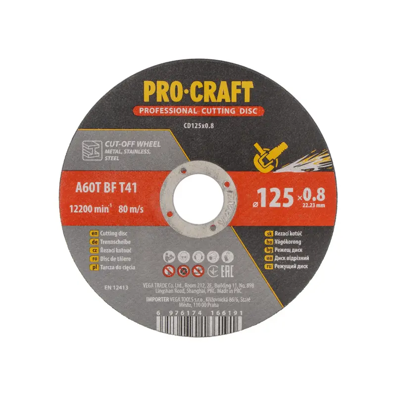 Rezný kotúč Procraft CD125x0.8 | CD125x0.8