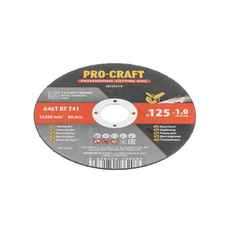 Rezný kotúč Procraft CD125x1.0 | CD125x1.0