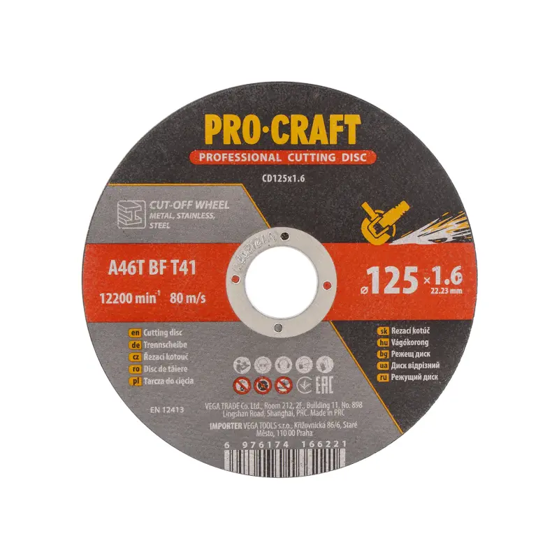 Rezný kotúč Procraft CD125x1.6 | CD125x1.6