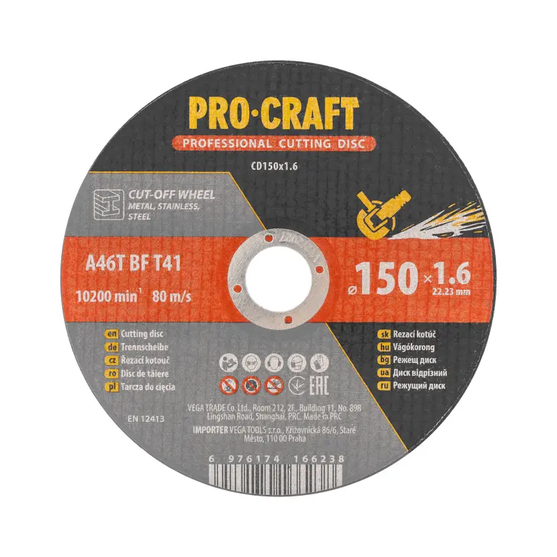 Rezný kotúč Procraft CD150x1.6 | CD150x1.6