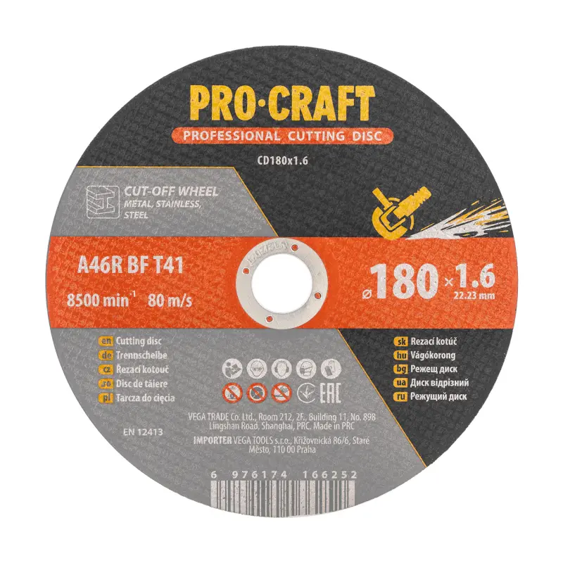 Rezný kotúč Procraft CD180x1.6 | CD180x1.6