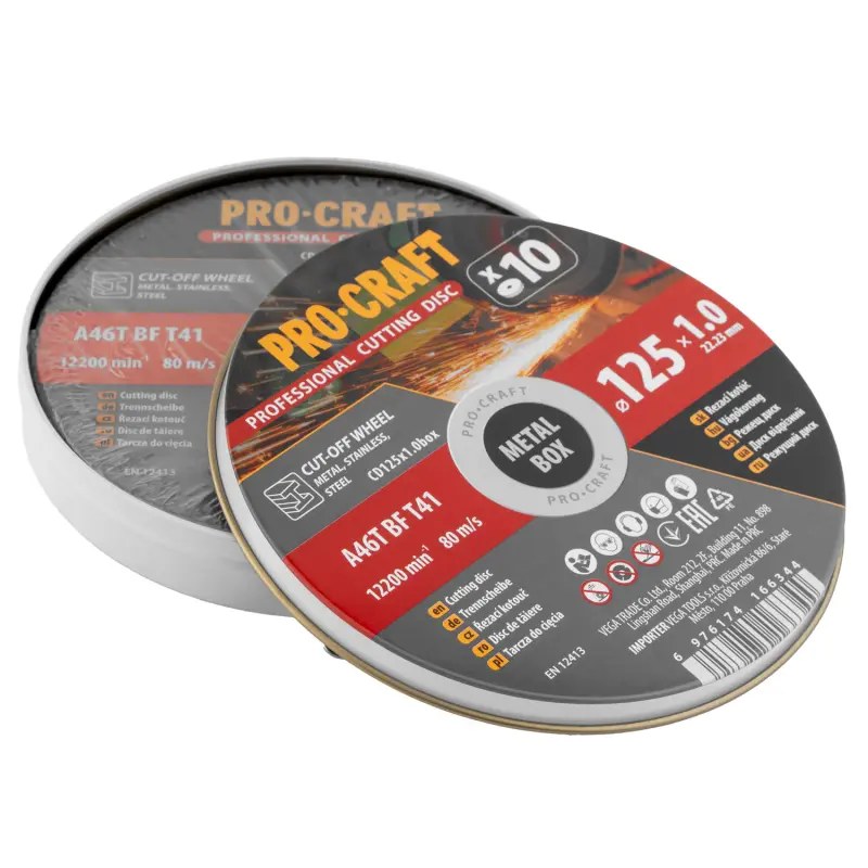Sada rezných kotúčov Procraft CD125x1.0b | CD125x1.0b