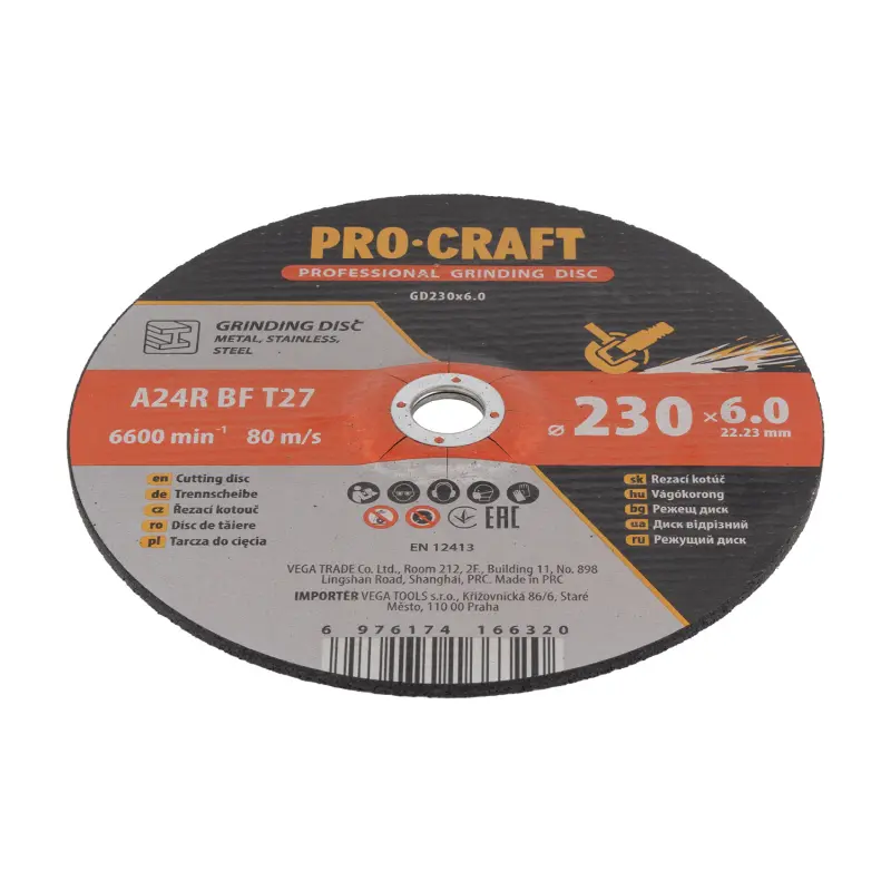 Brúsny kotúč Procraft GD230x6.0 | GD230x6.0
