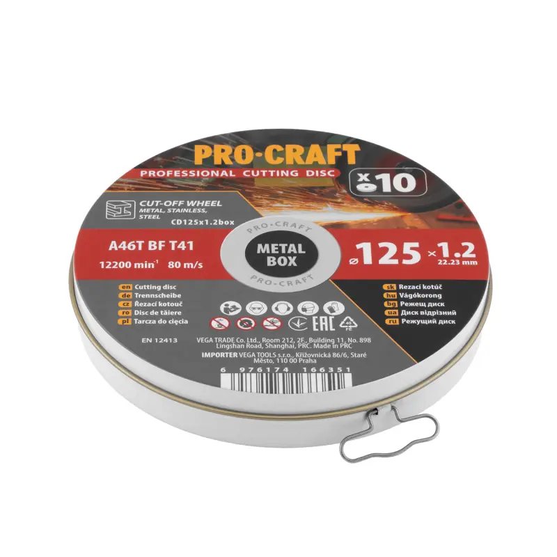 Sada rezných kotúčov Procraft CD125x1.2b | CD125x1.2b