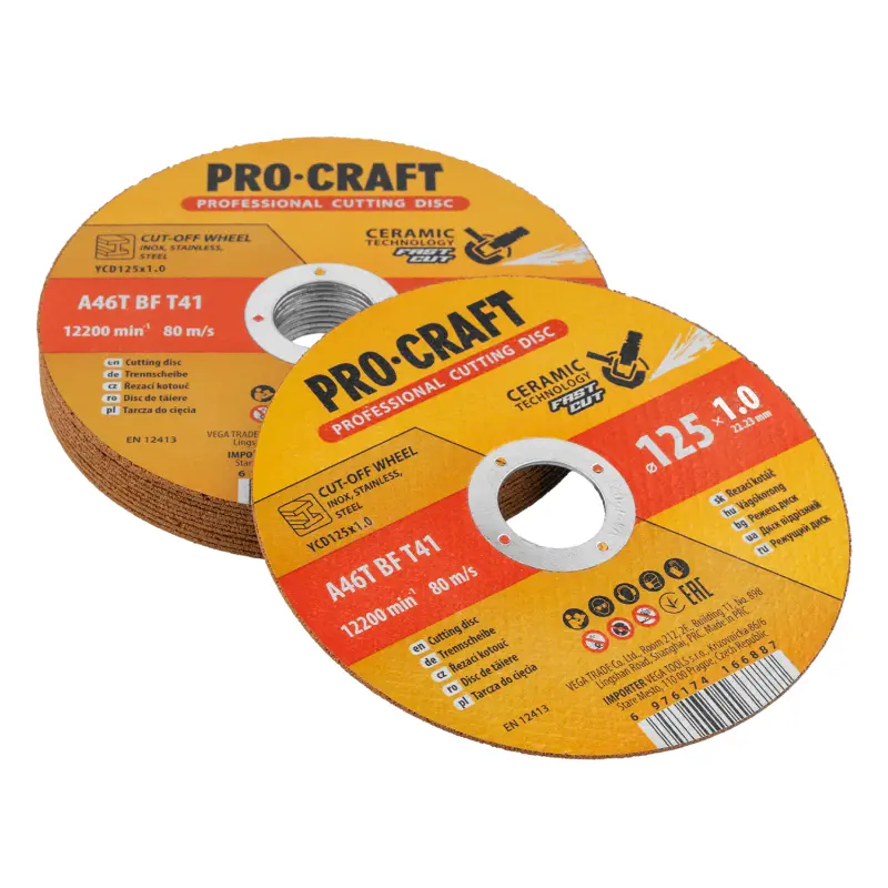 Keramický rezný kotúč Procraft YСD125x1.0 | YCD125x1.0