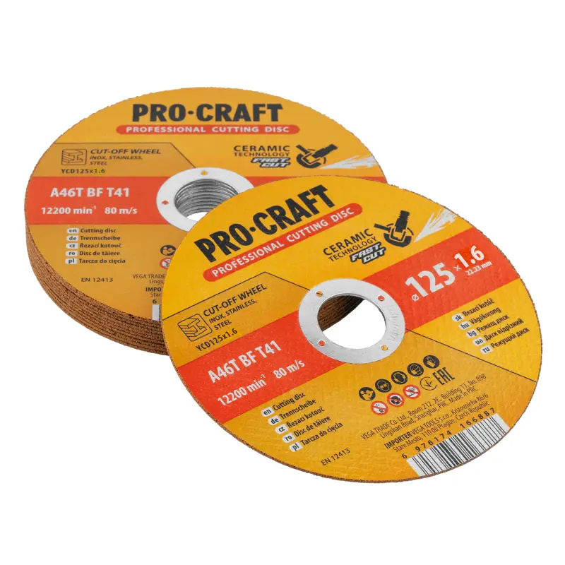 Keramický rezný kotúč Procraft YСD125x1.6 | YCD125x1.6