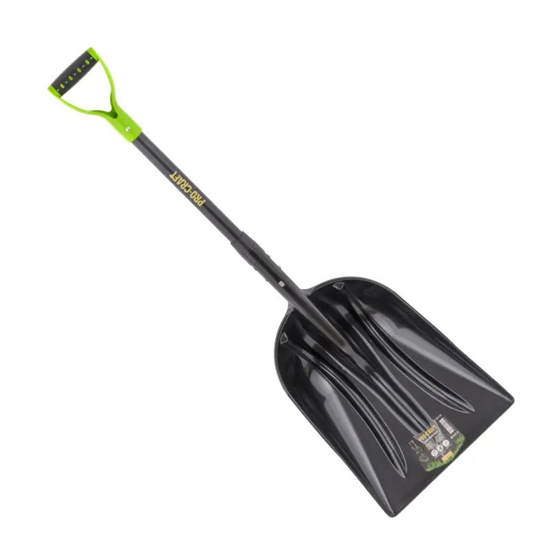 Lopata na sneh a obilie 36,5cm plastová so sklolaminátovou násadou krátka 115cm Procraft GPS-1150 | GPS-1150