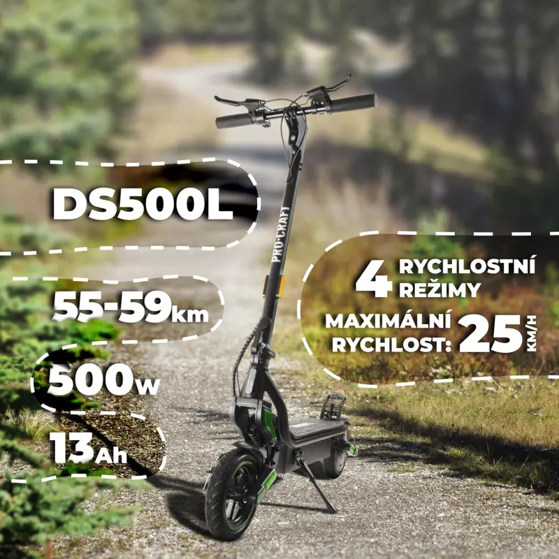 Elektrokolobežka Procraft DS500L | DS500L