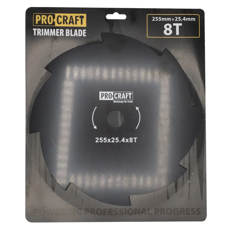 Nôž krovinorezu (kotúč) (D255*25.4) 8T PROCRAFT | H-8T