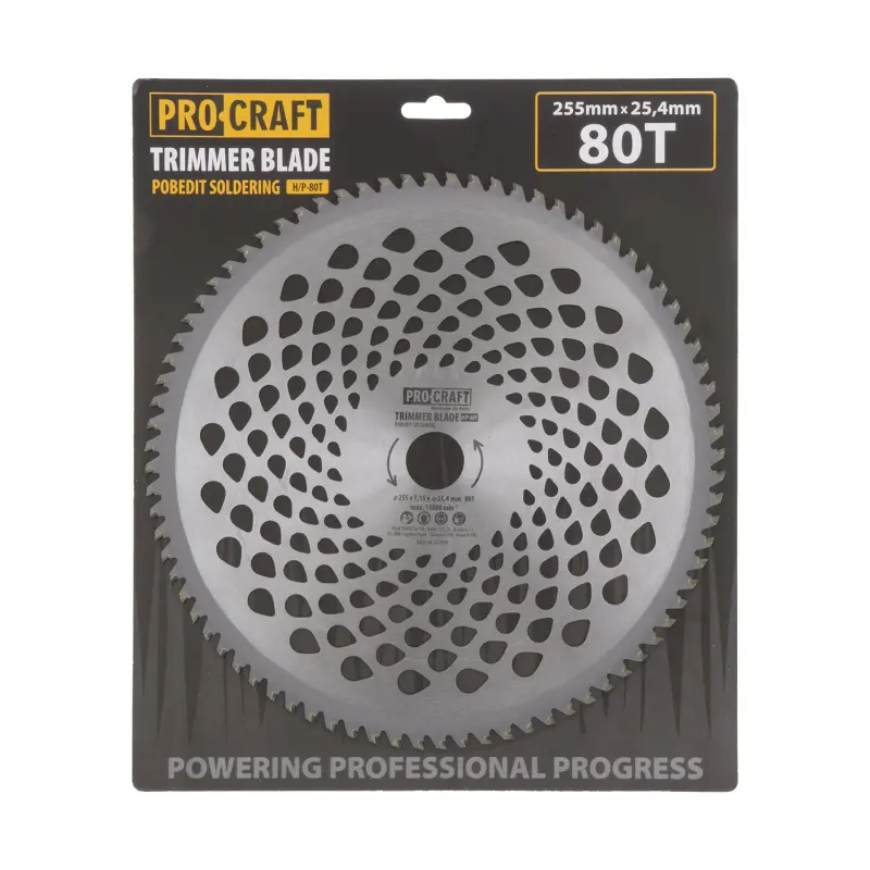 Nôž krovinorezu (kotúč) (D255*25.4) 80T PROCRAFT | H-80T