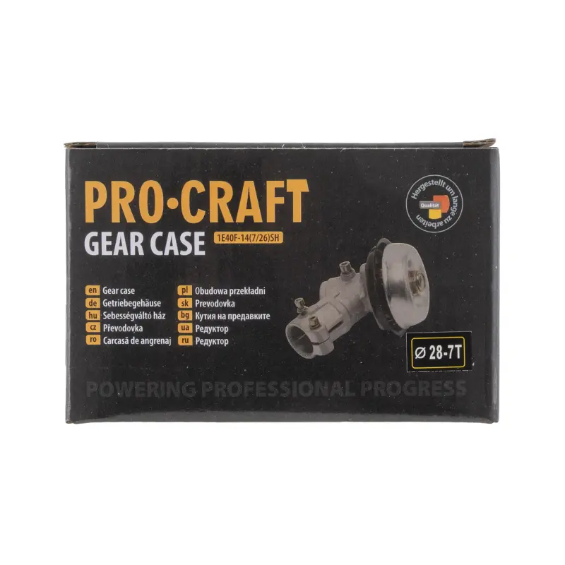 Spodný reduktor krovinorezu (7/28) PROCRAFT | 1E40F-14(7/28)SH