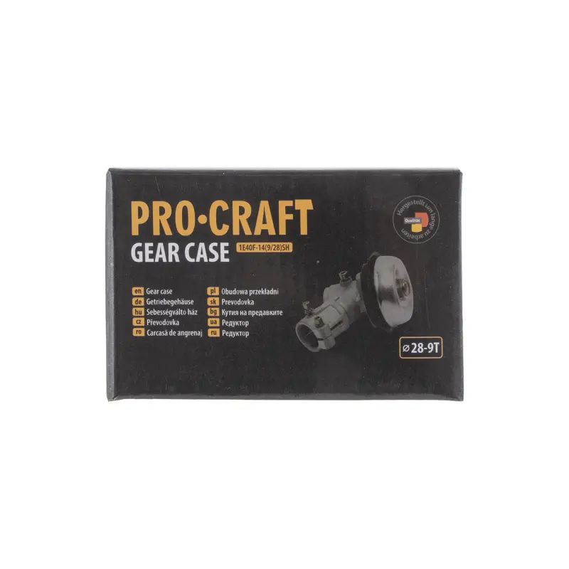 Spodný reduktor krovinorezu (9/28) PROCRAFT | 1E40F-14(9/28)SH