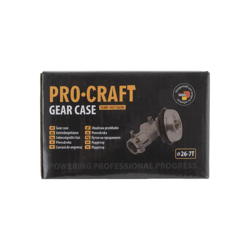 Spodný reduktor krovinorezu (7/26) PROCRAFT | 1E40F-14(7/26)SH