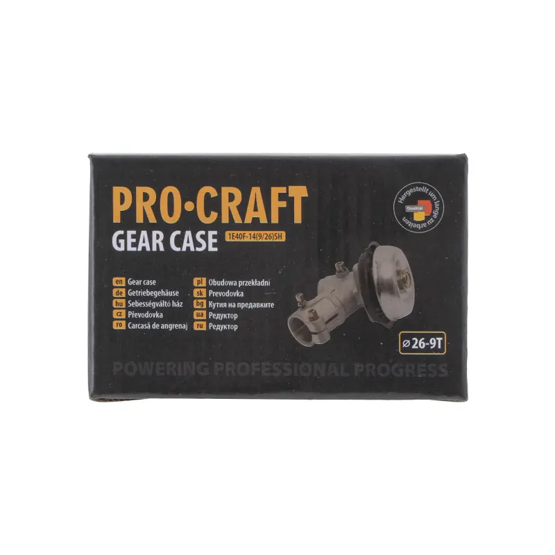Spodný reduktor krovinorezu (9/26) PROCRAFT | 1E40F-14(9/26)SH