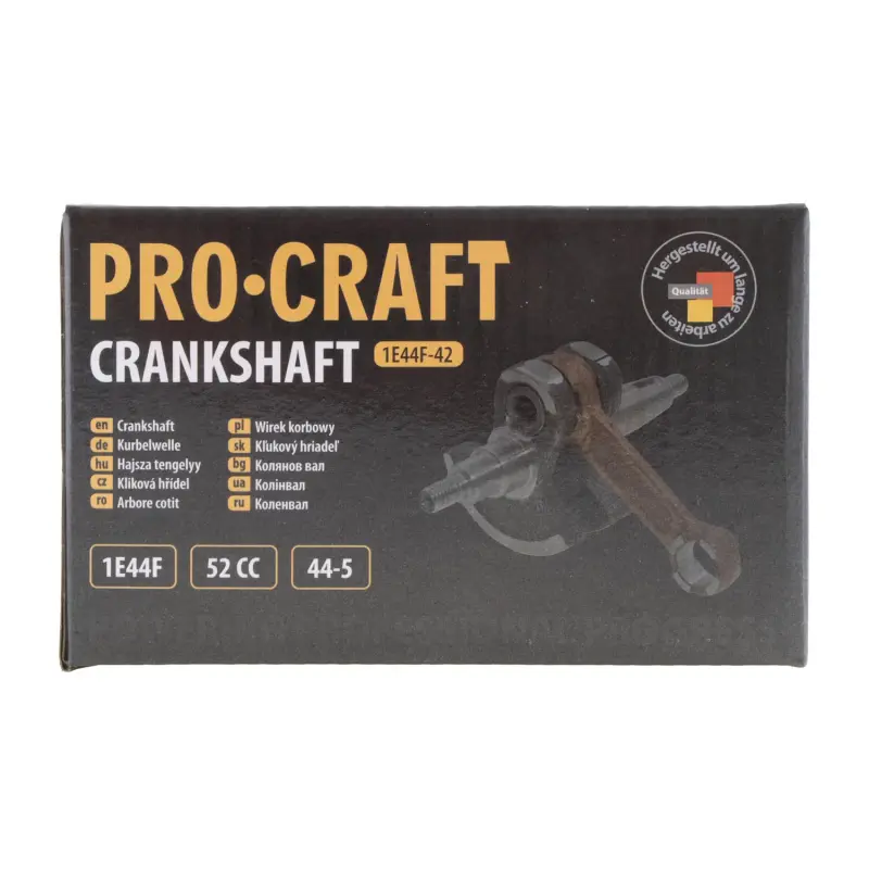 Kľukový hriadeľ 44mm 1E44F 52CC PROCRAFT | 1E44F-42