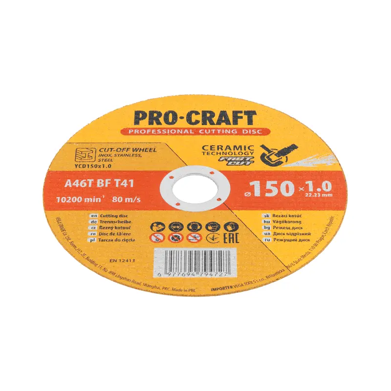 Kotúč rezný keramický Procraft YCD150x1.0 | YCD150x1.0