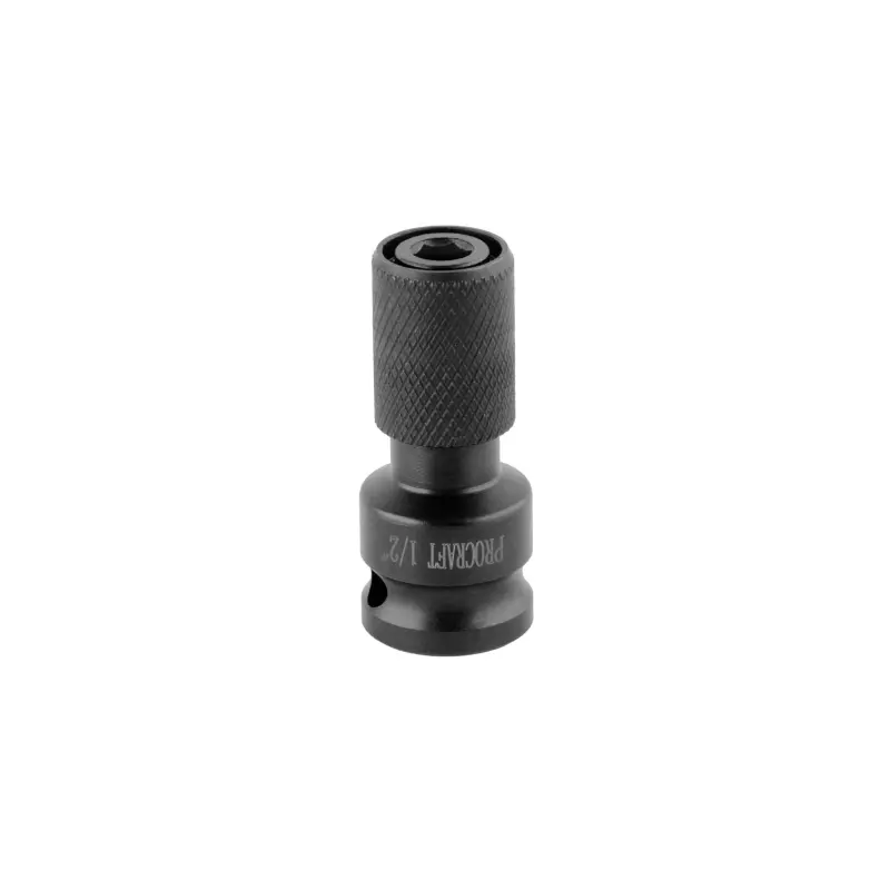 Adaptér (redukcia) z 1/2" štvorhran na bity 1/4" pre rázové uťahovače | Adaptér 1/2" for impact wrench