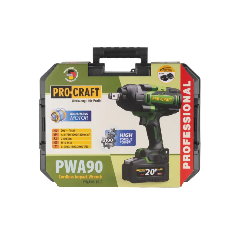 Aku rázový uťahovák Procraft PWA90 | PWA90