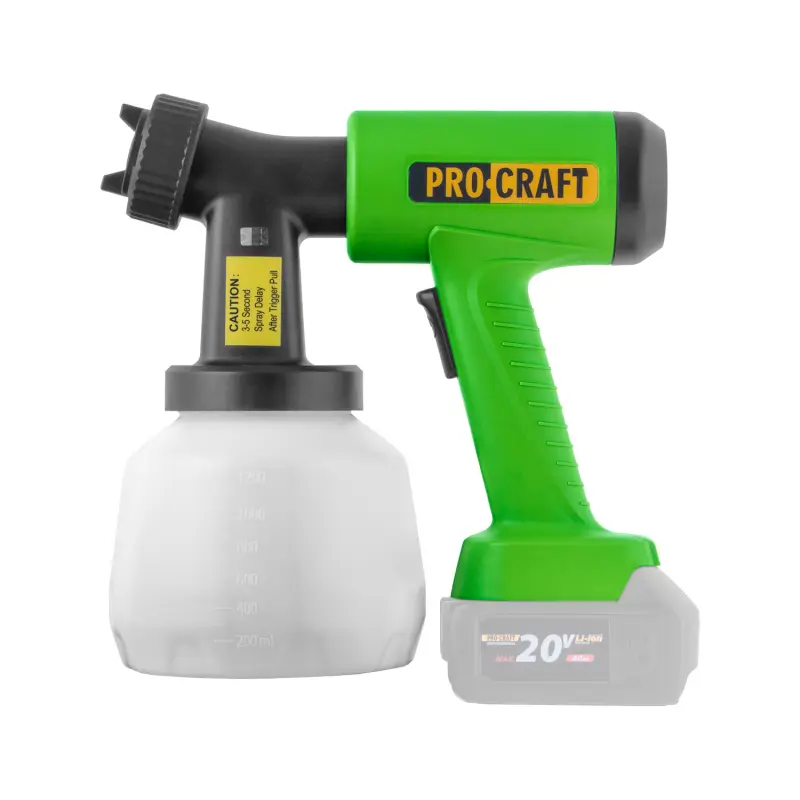 Aku striekacia pištoľ Procraft PSE22bb s funkciou ofukovania (bez batérie a nabíjačky) | PSE22bb