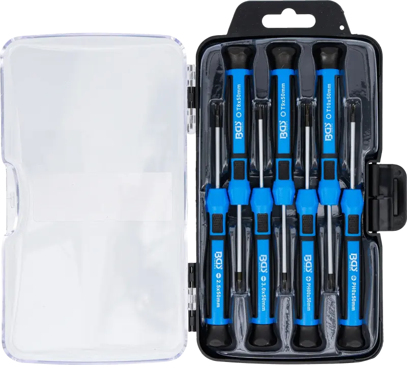 Přesné šroubováky SL, PH a T-profil BGS 4881 Sada 7 dílů (BGS104881)