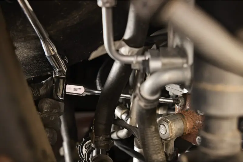 Prodloužená hlavice Milwaukee 3/8" 10mm HEX Long Ball End Bit Socket, 4932500461