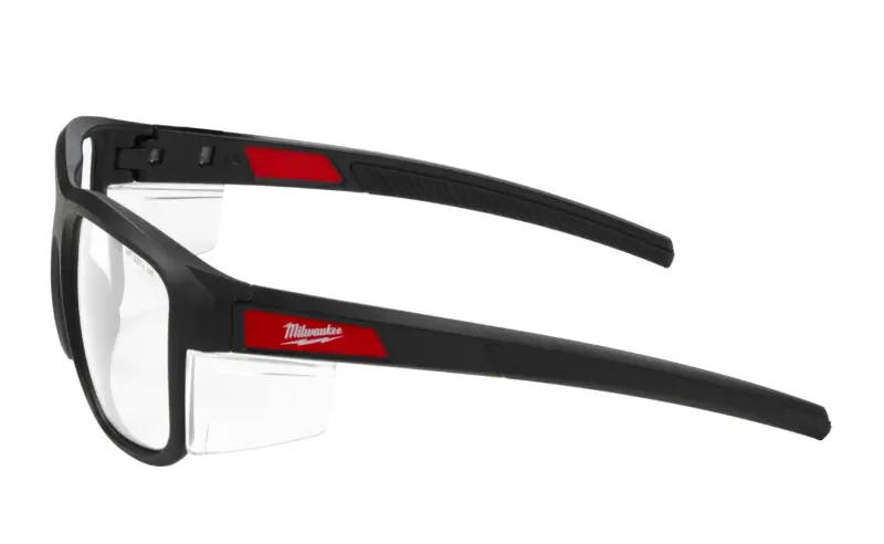 Celoobrubové ochranné brýle Milwaukee, průhledné - čiré, odolné proti poškrábání, 1 ks, 4932500718