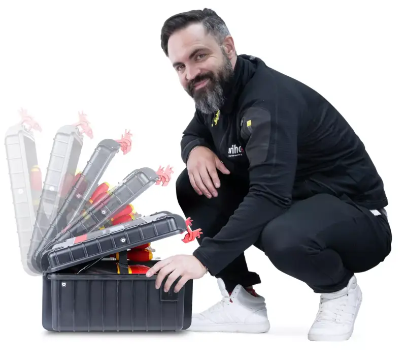 Wiha 47249 Kufr s nářadím XL mechatronic. Řada 9500 (Sada 81 dílů) (WIHA47249)