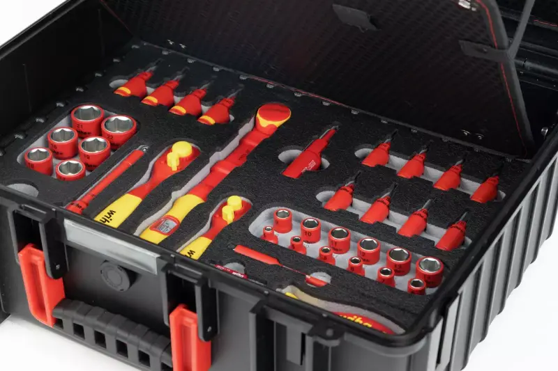 Wiha 47249 Kufr s nářadím XL mechatronic. Řada 9500 (Sada 81 dílů) (WIHA47249)