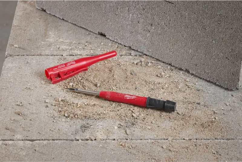 Grafitové tuhy Milwaukee do mechanické stavební tužky, 10 ks, tvrdost 2B, průměr 2,8 mm, 4932501901