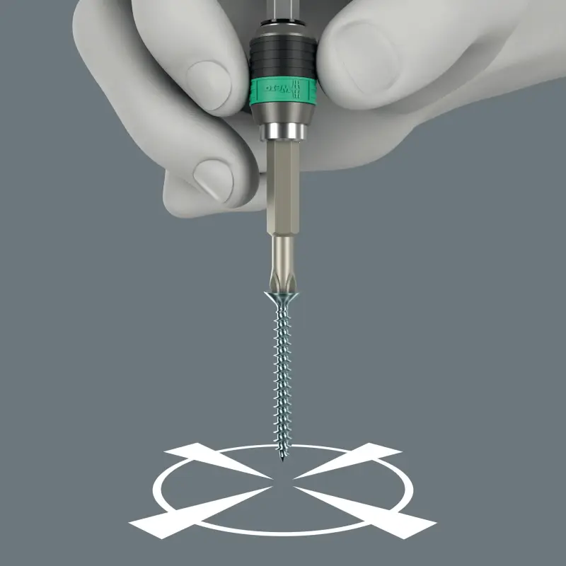 Wera 104751 Kombinované bity 1/4" s HSS závitníky M3 ÷ M10 typ 847/7 - 7 dílů (W05104751001)